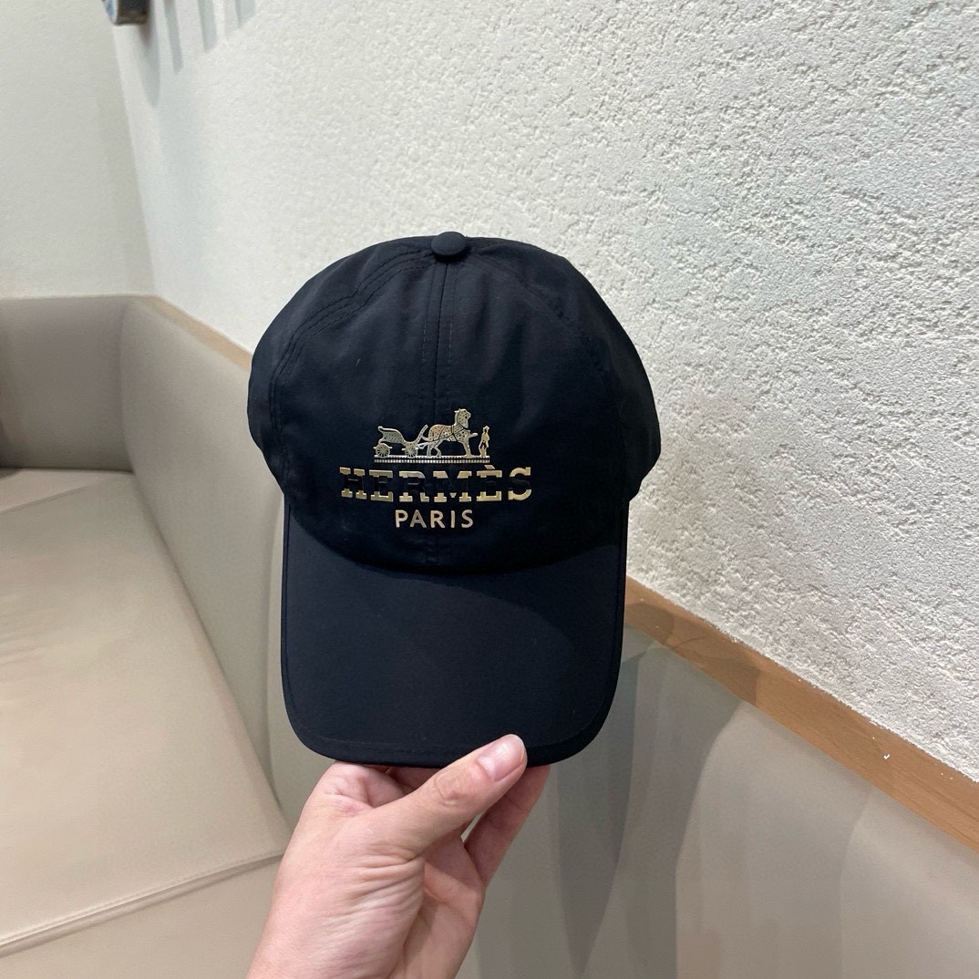  新款出货 HERMÈS (爱马仕)2025最新款速干棒球帽，正品开模订制，做工细致，时尚帅气质量超赞！