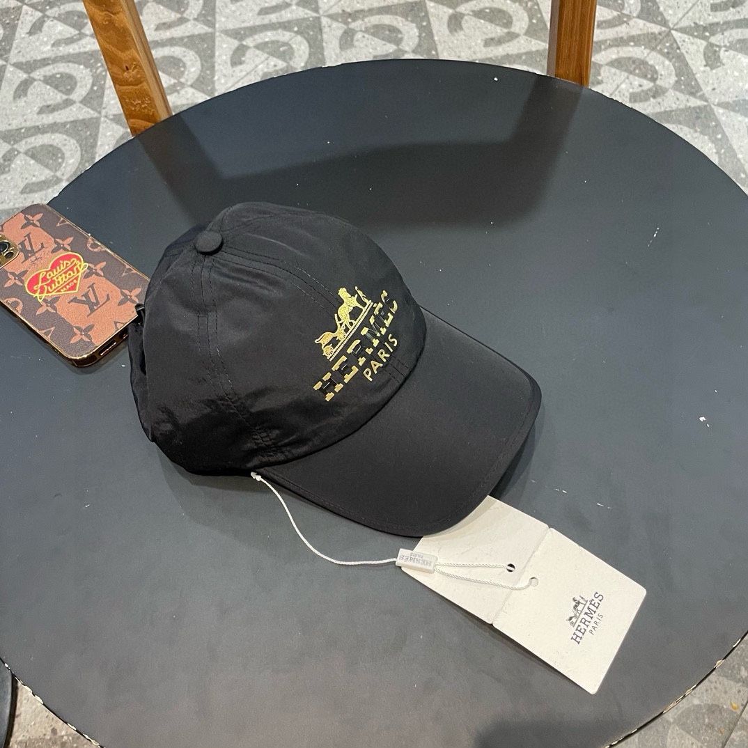  新款出货 HERMÈS (爱马仕)2025最新款速干棒球帽，正品开模订制，做工细致，时尚帅气质量超赞！