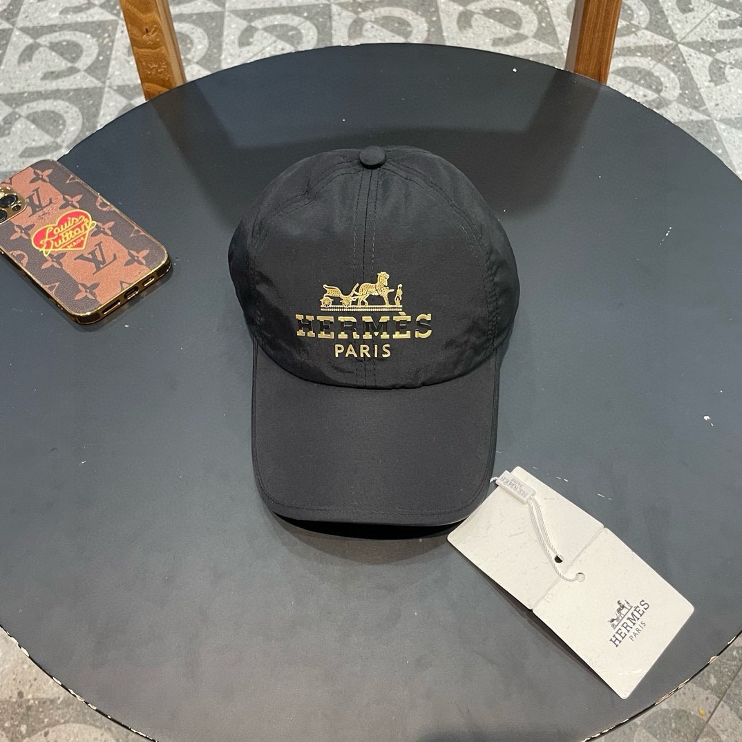  新款出货 HERMÈS (爱马仕)2025最新款速干棒球帽，正品开模订制，做工细致，时尚帅气质量超赞！
