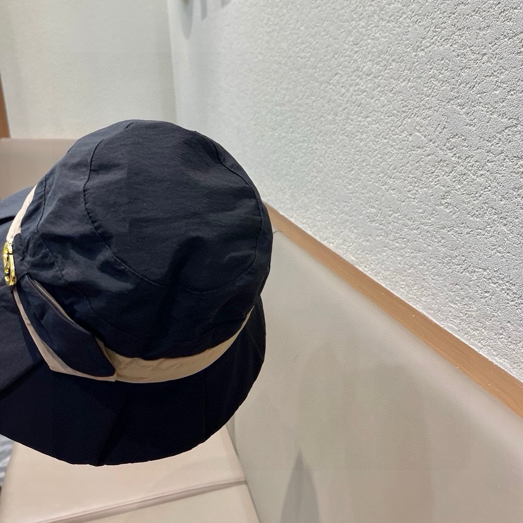  DIOR迪奥 薄款渔夫帽子女款新款夏天透气防晒遮阳帽显脸小户外速干盆帽