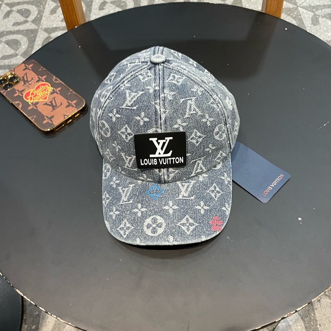 Versión alta sincronizada con la web oficial de LV Louis Vuitton, nueva gorra de béisbol vaquera, tecnología mejorada, …