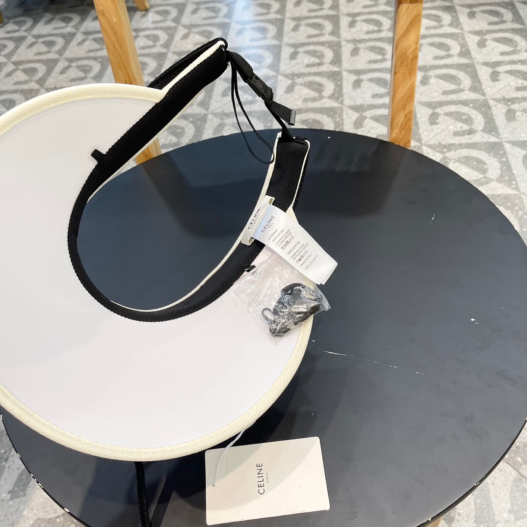 赛琳cellne蝴蝶结元素时尚韩版女生夏天空顶帽 可扎马尾无顶太阳帽 防紫外线