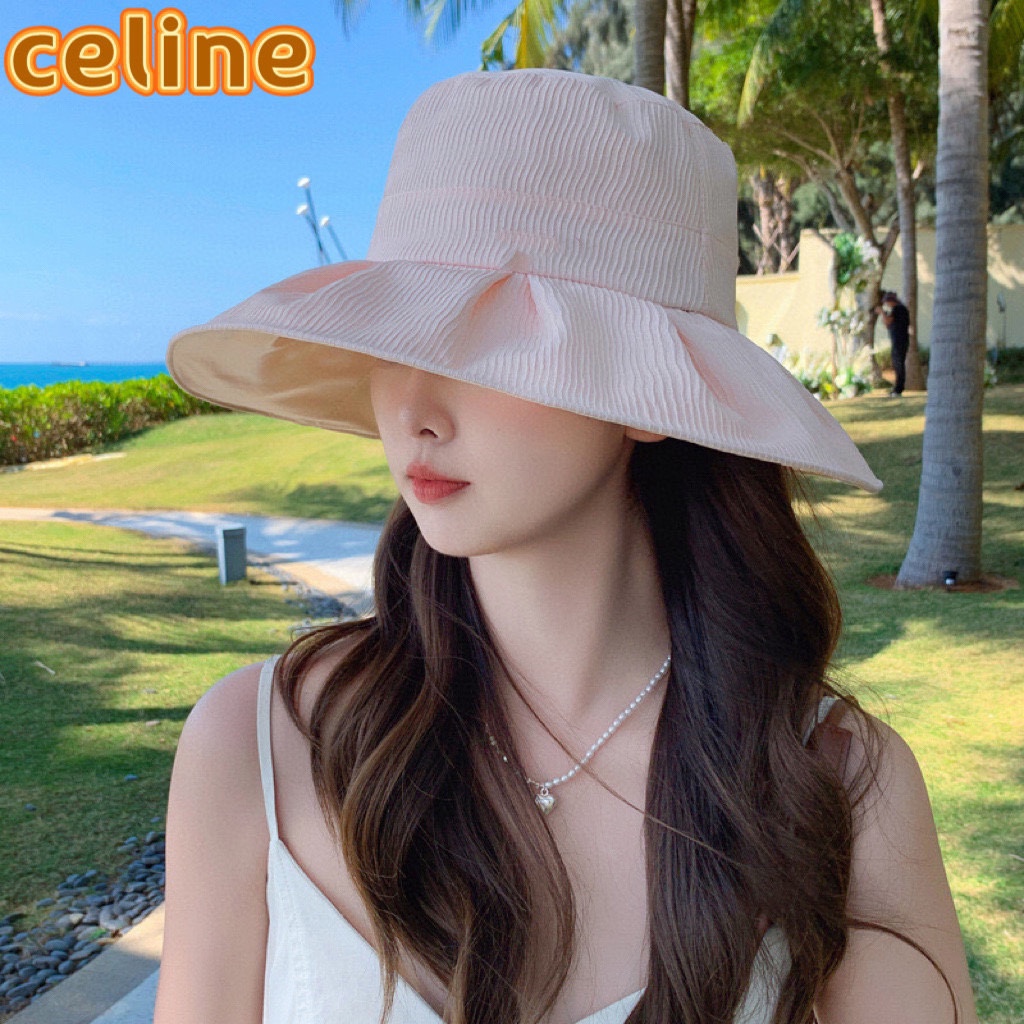 。CELINE塞琳春夏走秀爆款渔夫帽原版定制，简约时尚，搭配同色T恤简直不要太好看头围:56-58cm均