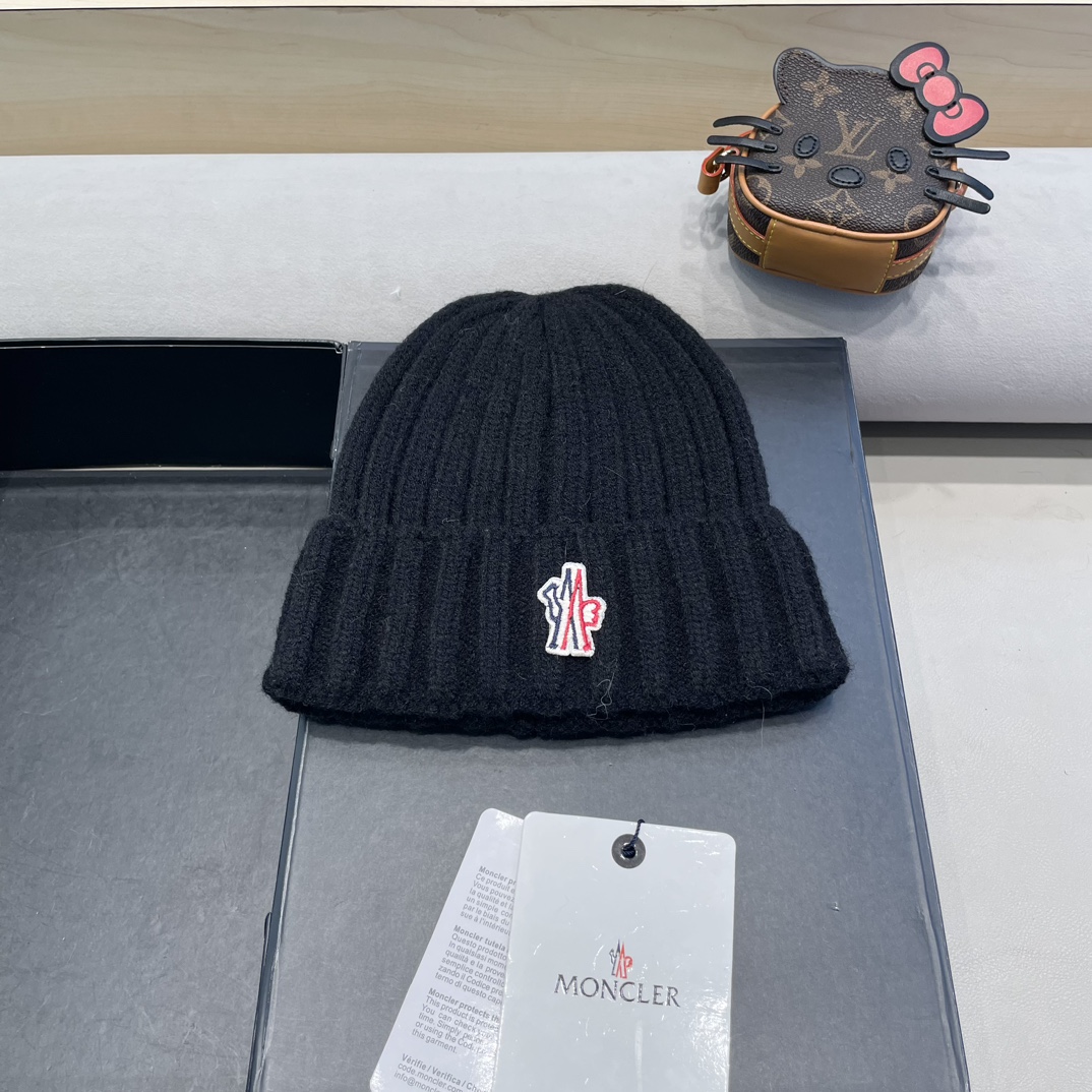 Moncler Hats Knitted Hat Unisex Knitting Fall/Winter Collection Fashion