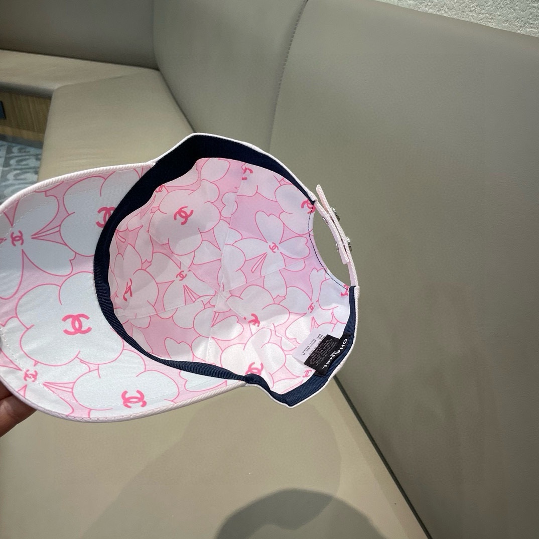 chanel香奈儿围棒球帽子夏季女新款百搭显脸小宽檐硬顶鸭舌帽男款