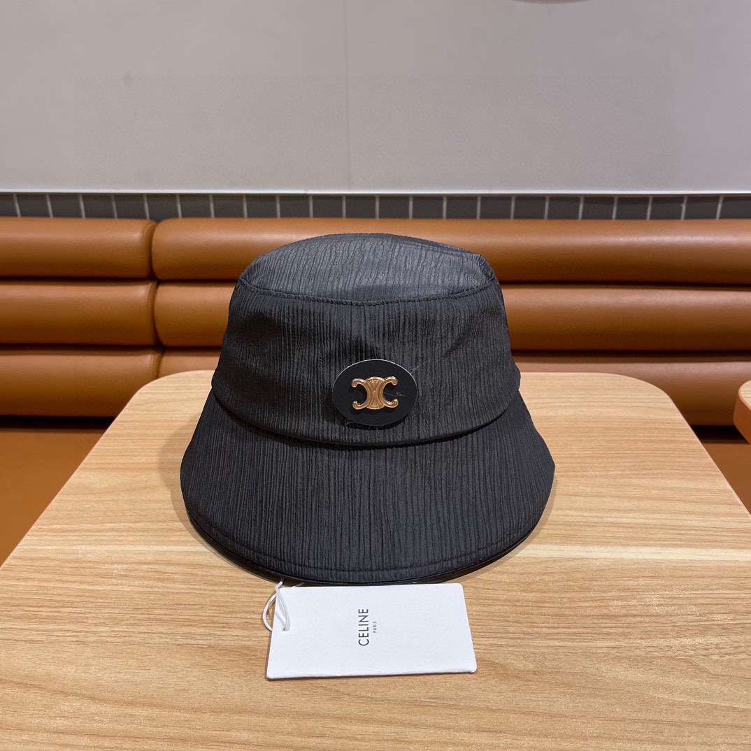  【CELINE赛琳】新款上架简约渔夫帽，日韩风格，随便搭配都超好看！出门旅游，绝对要入手的一款