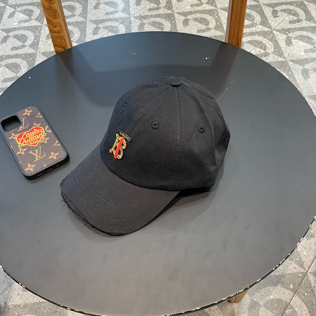   BURBERRY巴宝莉 经典网官新款经典棒球帽，简约尚时风，男女同款！高质品，尊享品质感！