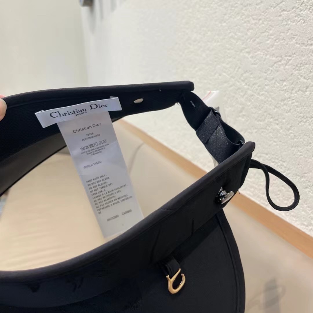  DIOR迪奥新中式国风渔夫帽子女春夏优雅显瘦空顶帽提花气质遮阳帽露思同款