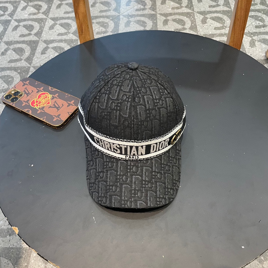 迪奥Dior🔻新款原单织带棒球帽，独家实物拍摄 男女通用、可调节