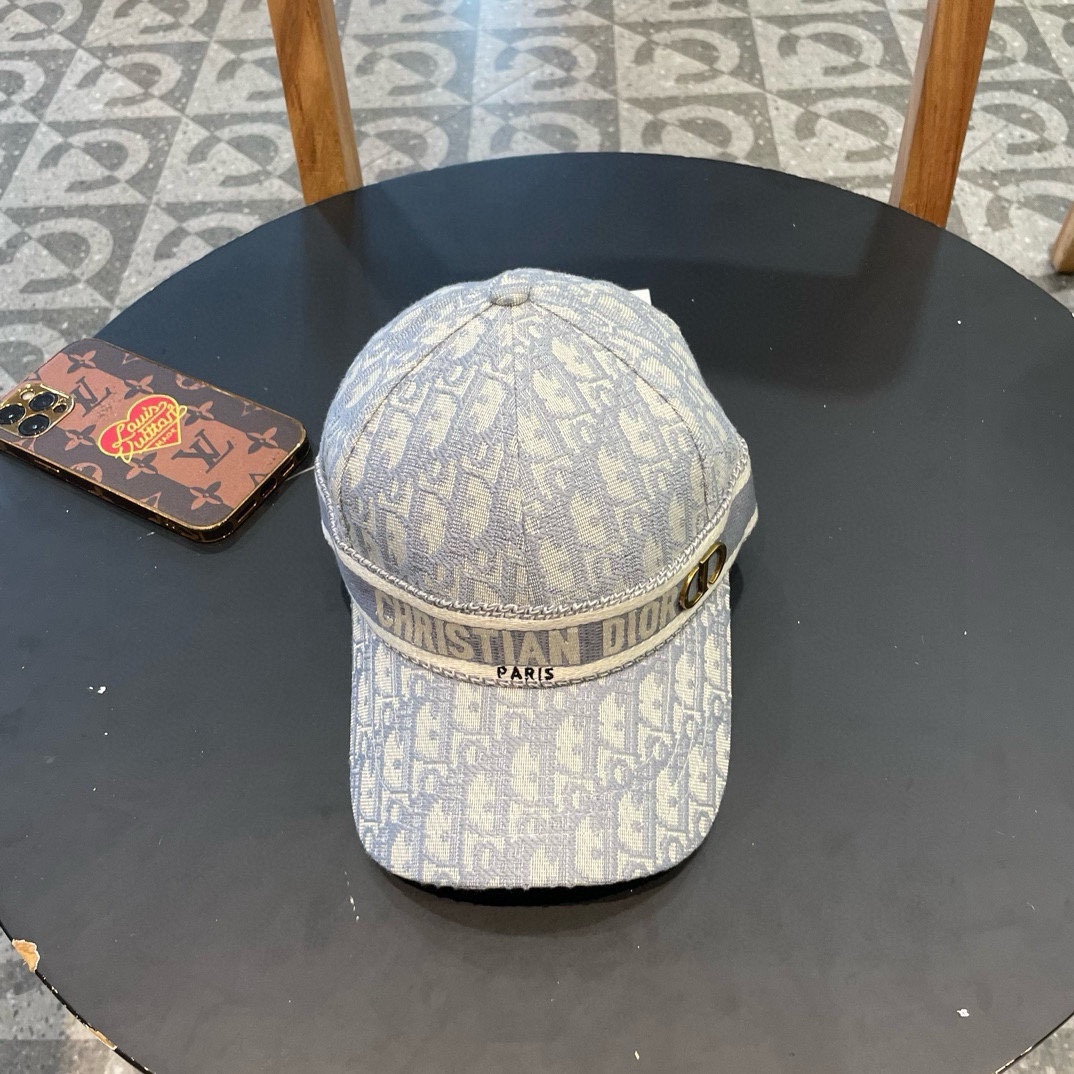 迪奥Dior🔻新款原单织带棒球帽，独家实物拍摄 男女通用、可调节
