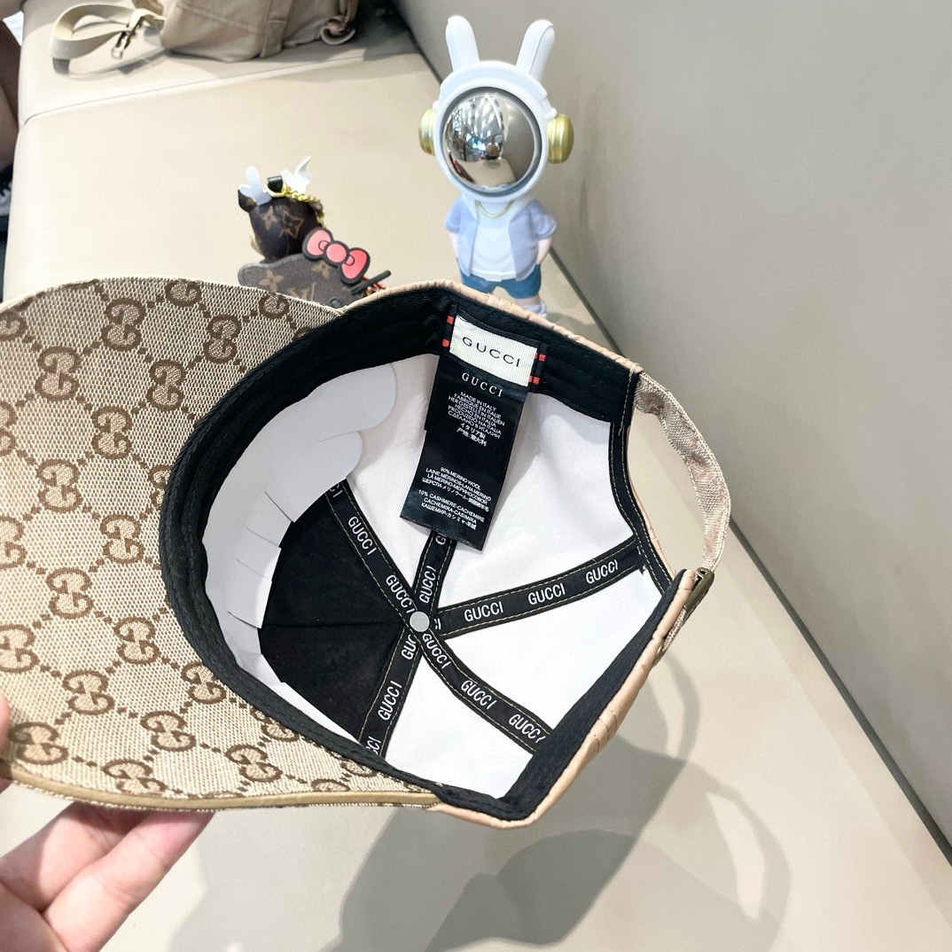  GUCCI古奇棒球帽👒 工艺非常精美 高档大气上档次！低调奢华，方便携带！