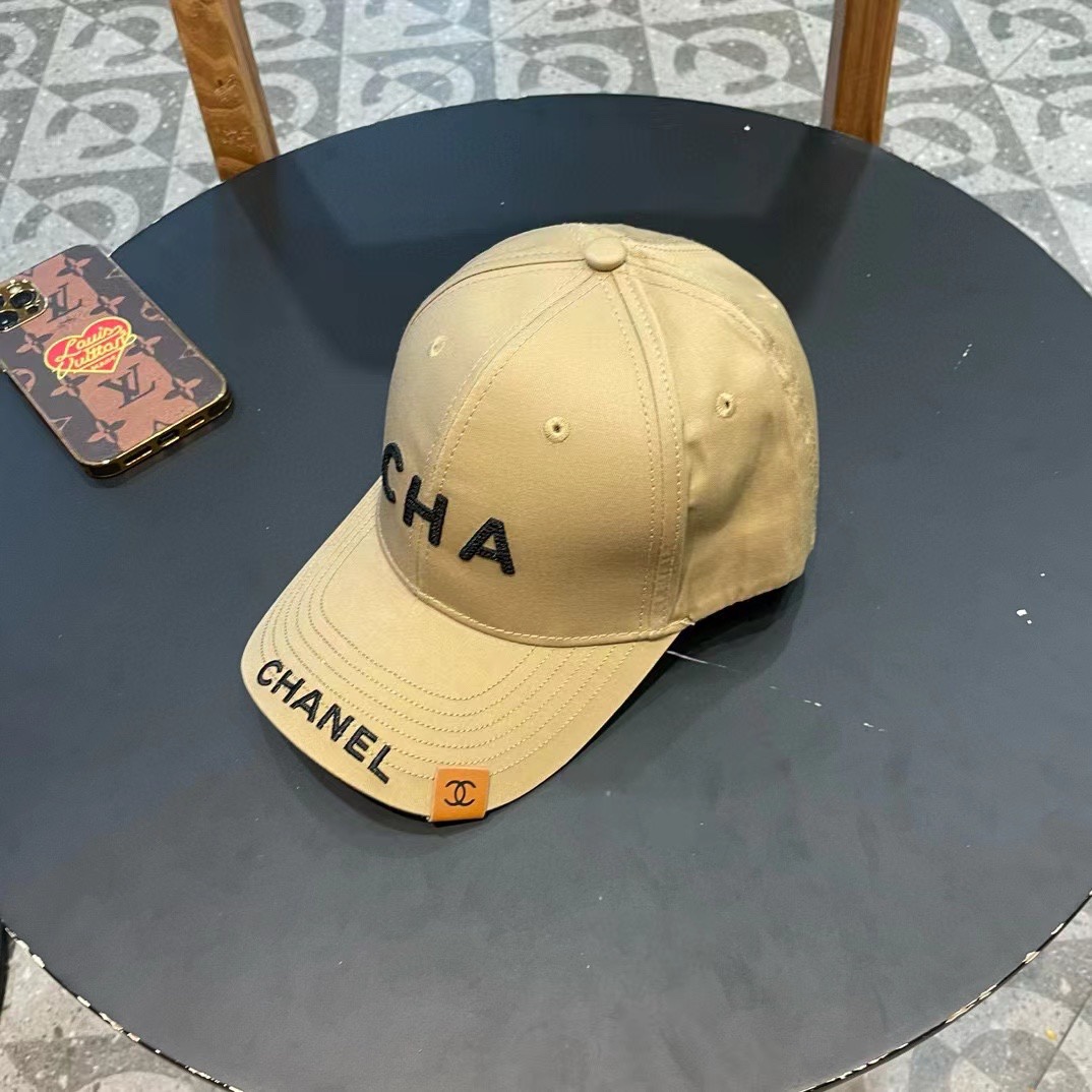  【CHANEL香奈儿】2025早春新款简约棒球帽，男女通用
