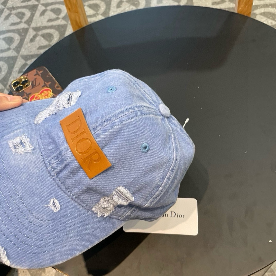 🧢Dior迪奥🧢 2024新款牛仔棒球帽 潮流，高端做工！很好搭配！