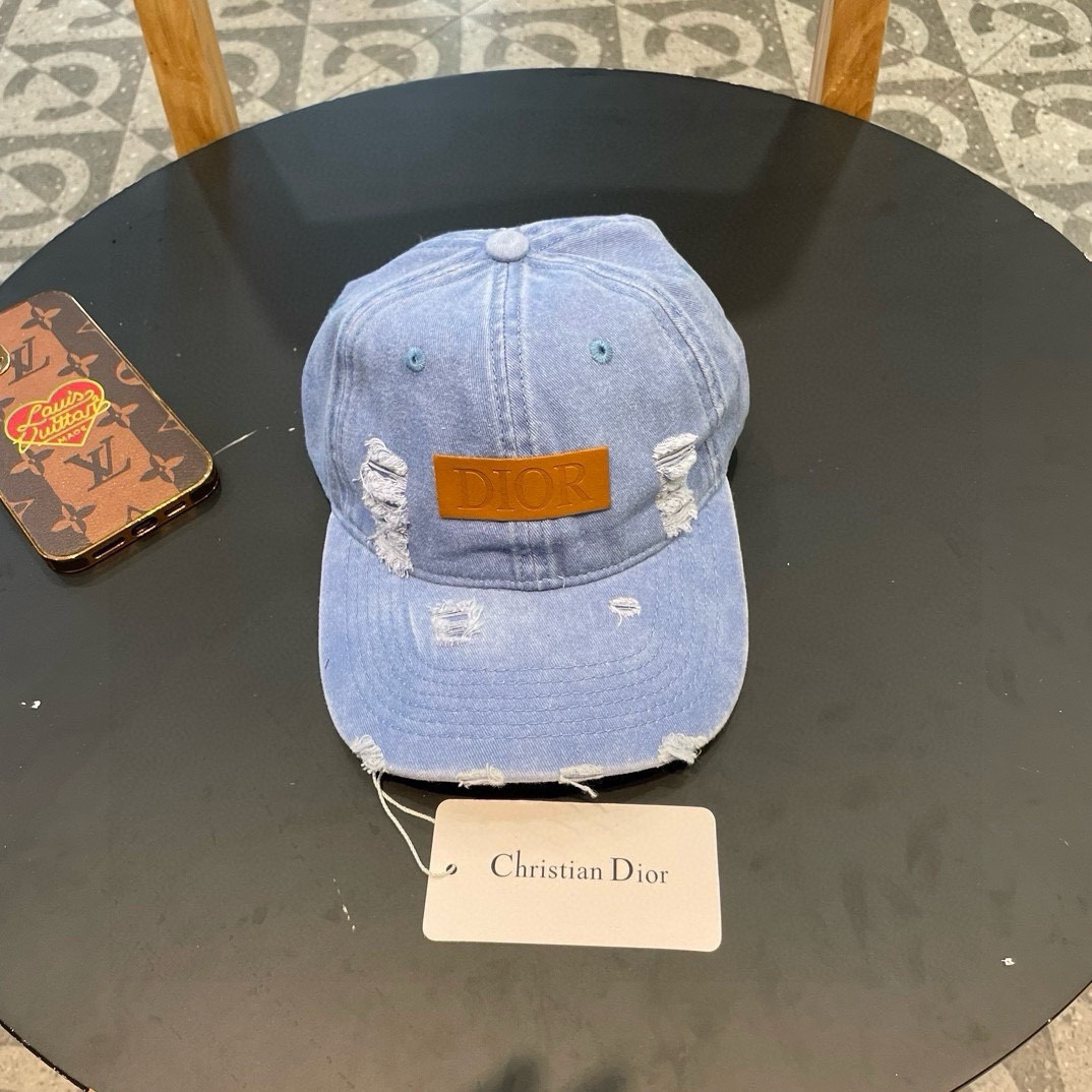 🧢Dior迪奥🧢 2024新款牛仔棒球帽 潮流，高端做工！很好搭配！