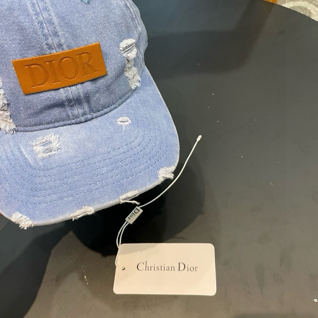 🧢Dior迪奥🧢 2024新款牛仔棒球帽 潮流，高端做工！很好搭配！