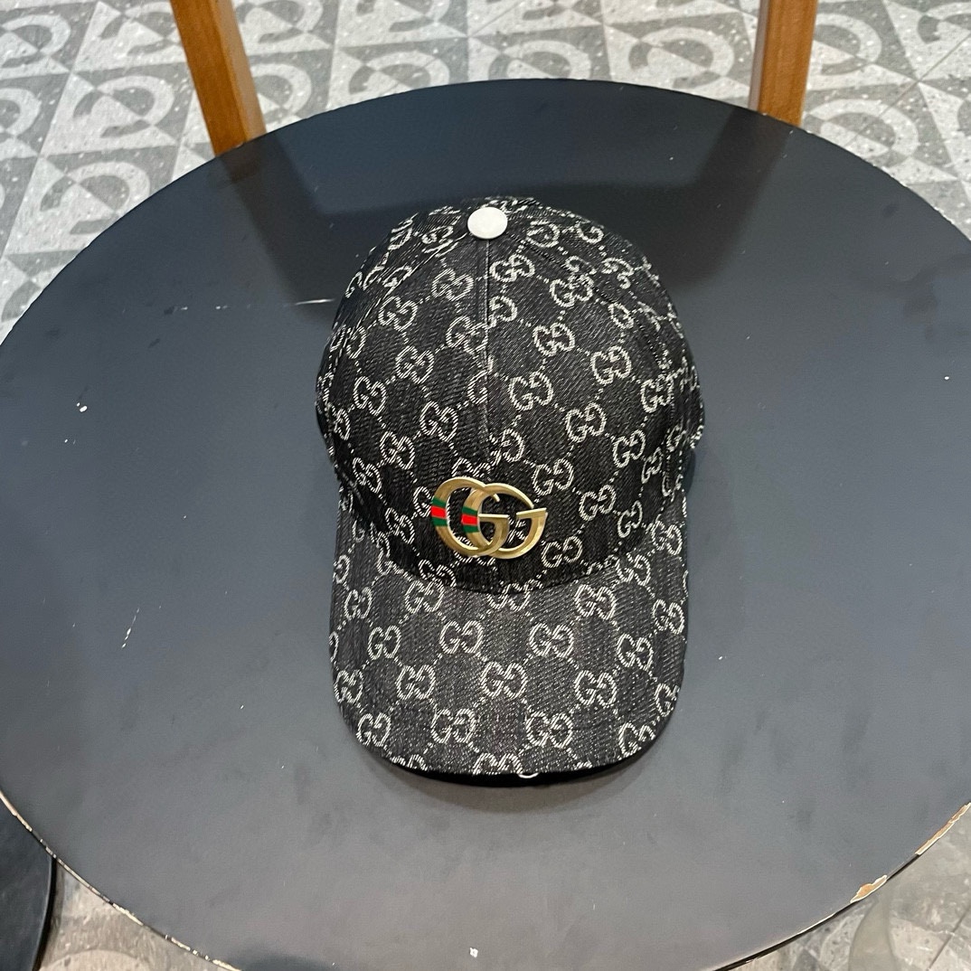  古奇Gucci 新款原单棒球帽🧢， 精致純也格调很有感觉，很酷很时尚，专柜断货热门，质量超赞