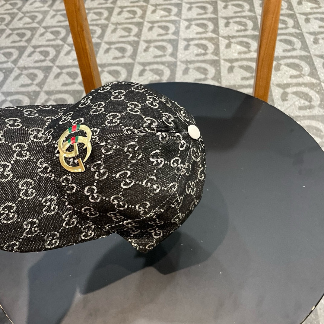  古奇Gucci 新款原单棒球帽🧢， 精致純也格调很有感觉，很酷很时尚，专柜断货热门，质量超赞
