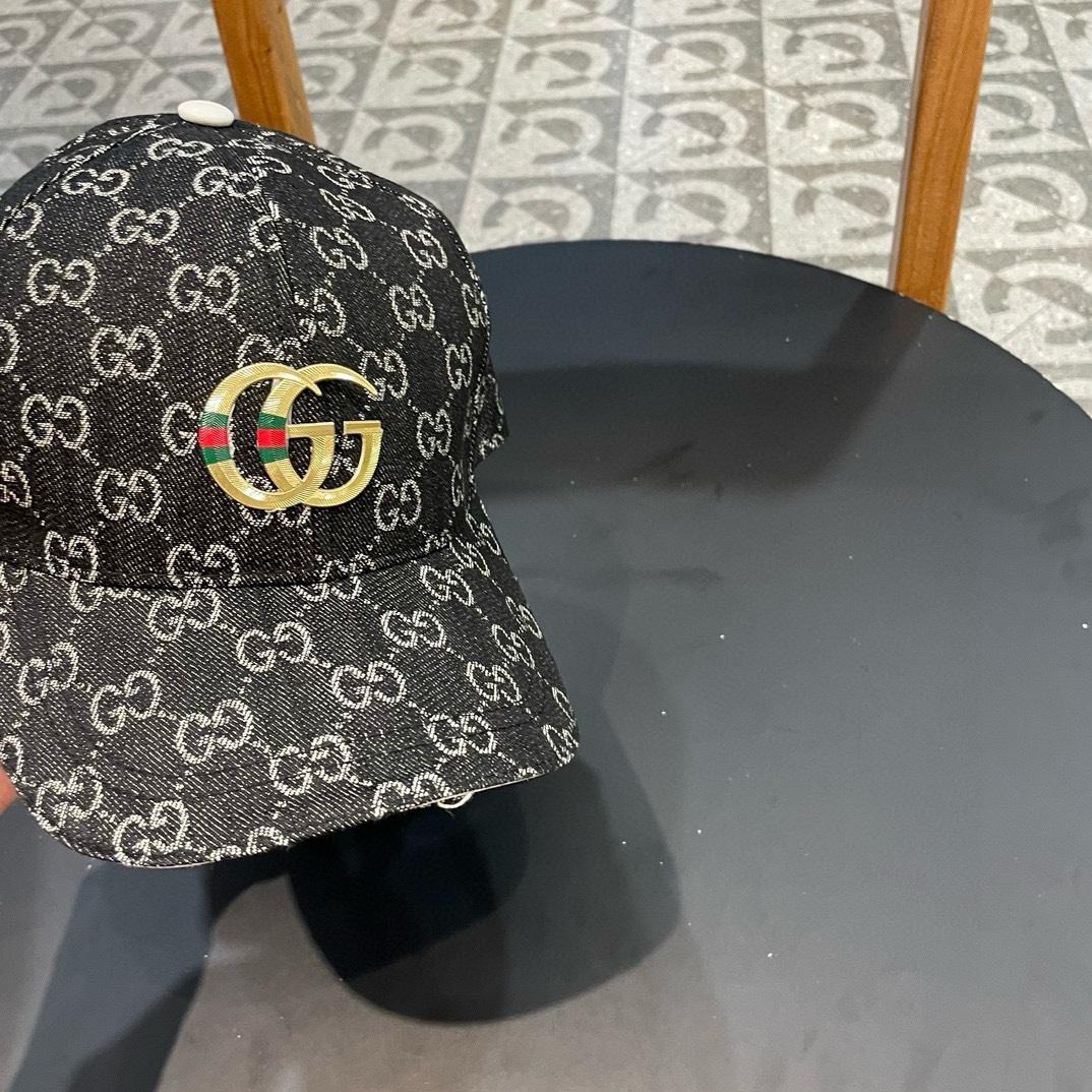  古奇Gucci 新款原单棒球帽🧢， 精致純也格调很有感觉，很酷很时尚，专柜断货热门，质量超赞