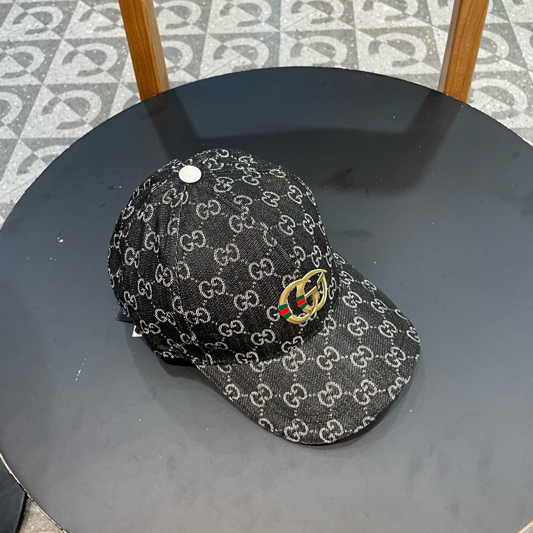 古奇Gucci 新款原单棒球帽🧢， 精致純也格调很有感觉，很酷很时尚，专柜断货热门，质量超赞