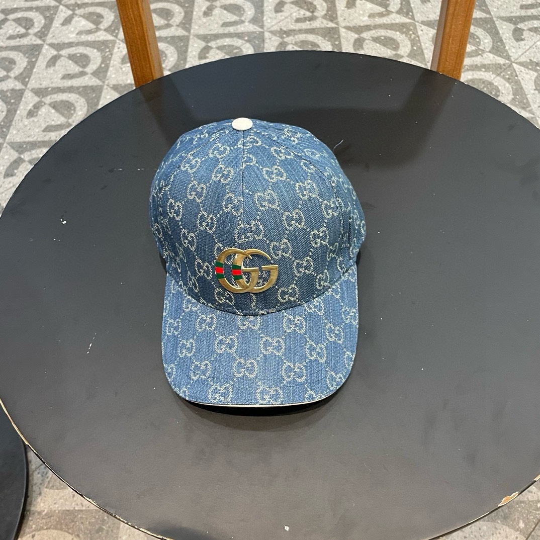  古奇Gucci 新款原单棒球帽🧢， 精致純也格调很有感觉，很酷很时尚，专柜断货热门，质量超赞