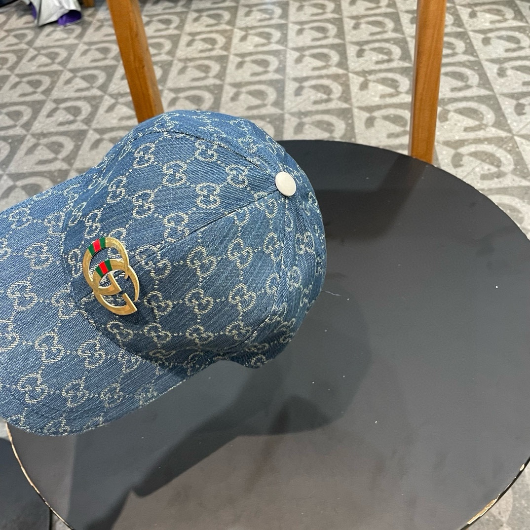 古奇Gucci 新款原单棒球帽🧢， 精致純也格调很有感觉，很酷很时尚，专柜断货热门，质量超赞