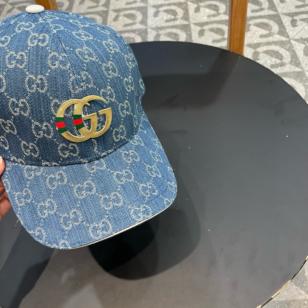  古奇Gucci 新款原单棒球帽🧢， 精致純也格调很有感觉，很酷很时尚，专柜断货热门，质量超赞