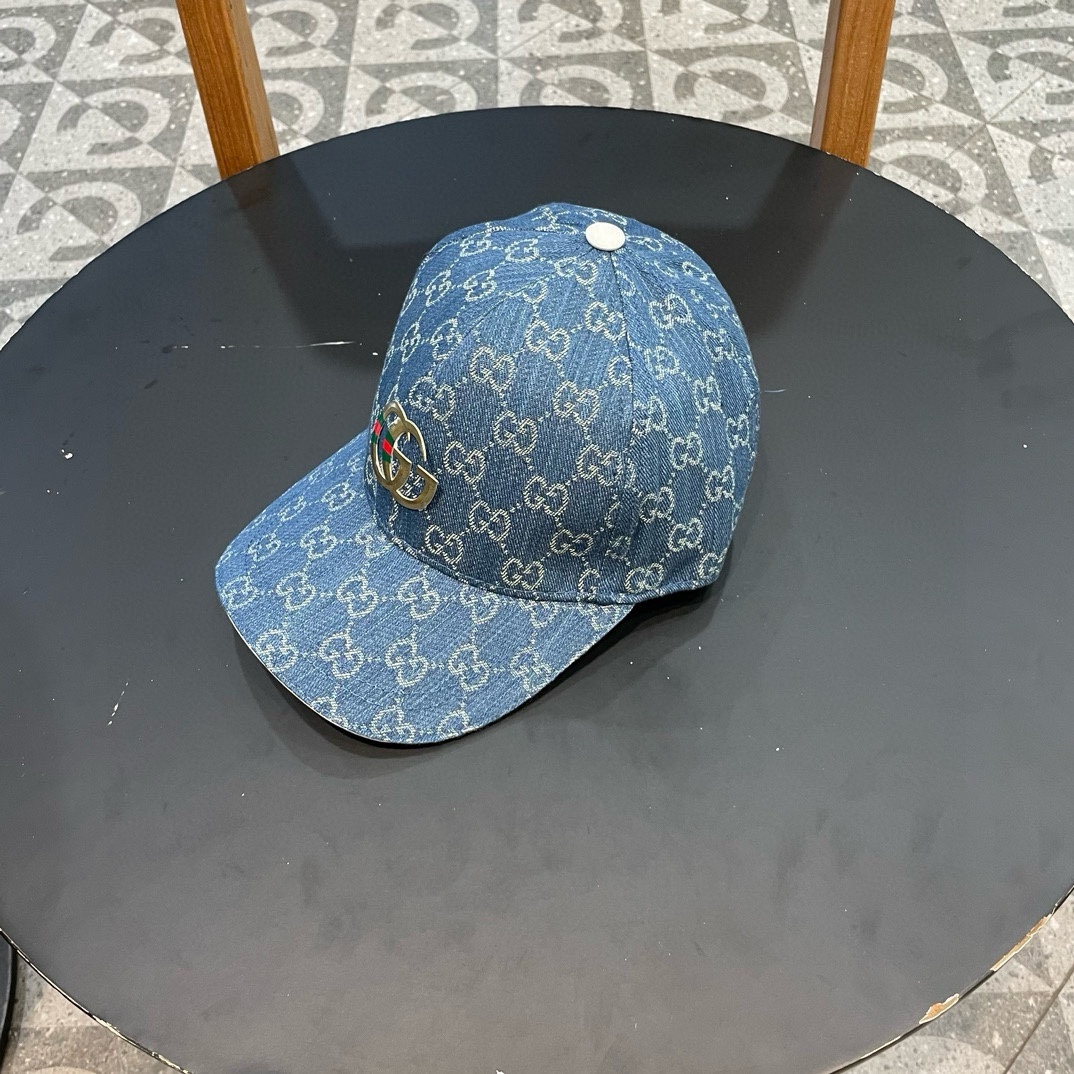  古奇Gucci 新款原单棒球帽🧢， 精致純也格调很有感觉，很酷很时尚，专柜断货热门，质量超赞