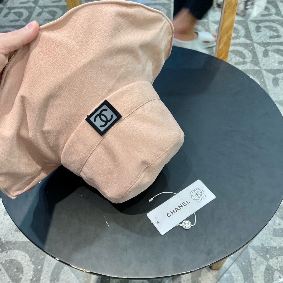  Chanel香奈儿 春夏新款女士渔夫帽韩版蝴蝶结防晒遮阳帽旅游可折叠太阳大檐帽子