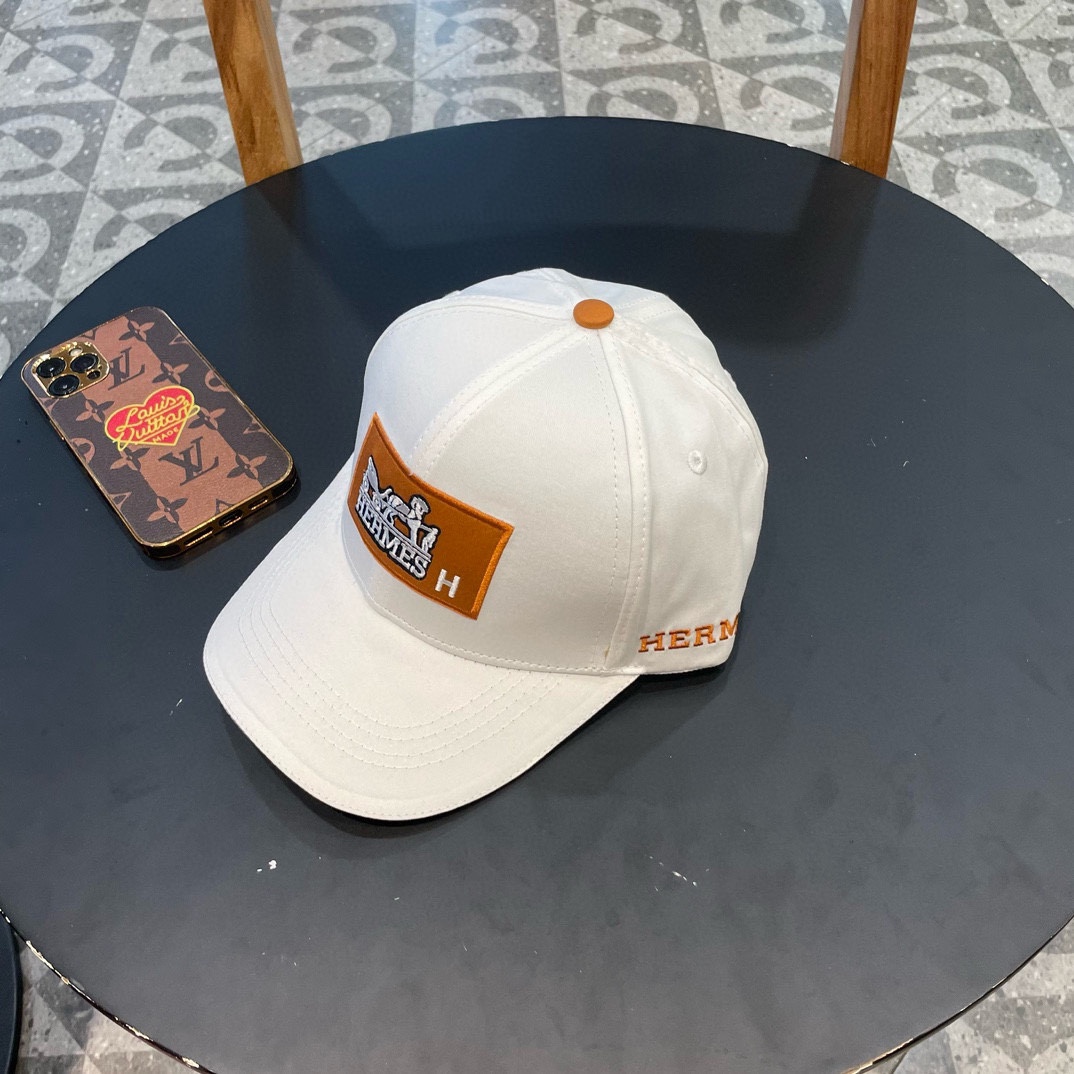 Hermers P84 Baseball Cap: Classic H Design with Air-Transmitting Steel Adjusters - 图片 2