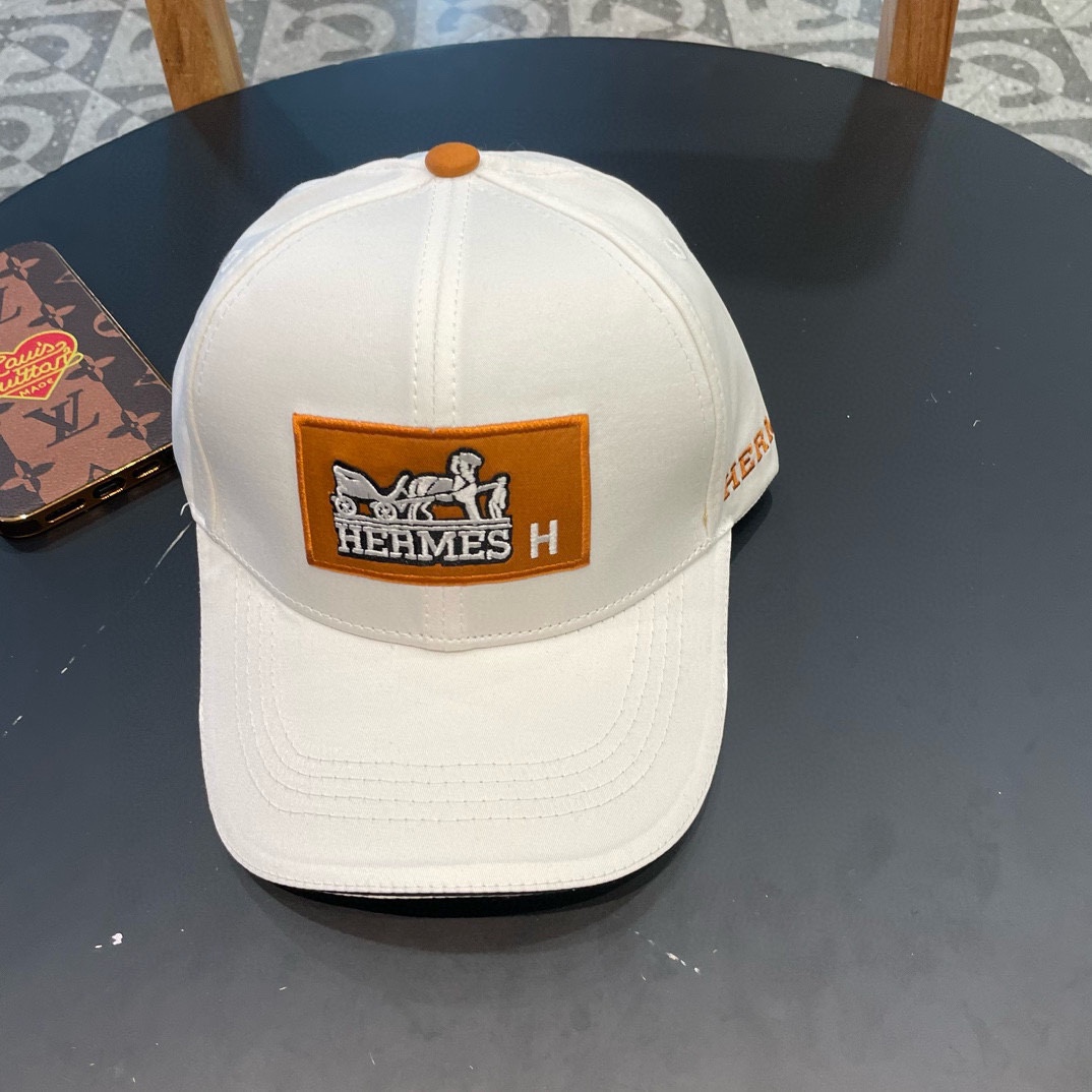 Hermers P84 Baseball Cap: Classic H Design with Air-Transmitting Steel Adjusters - 图片 4