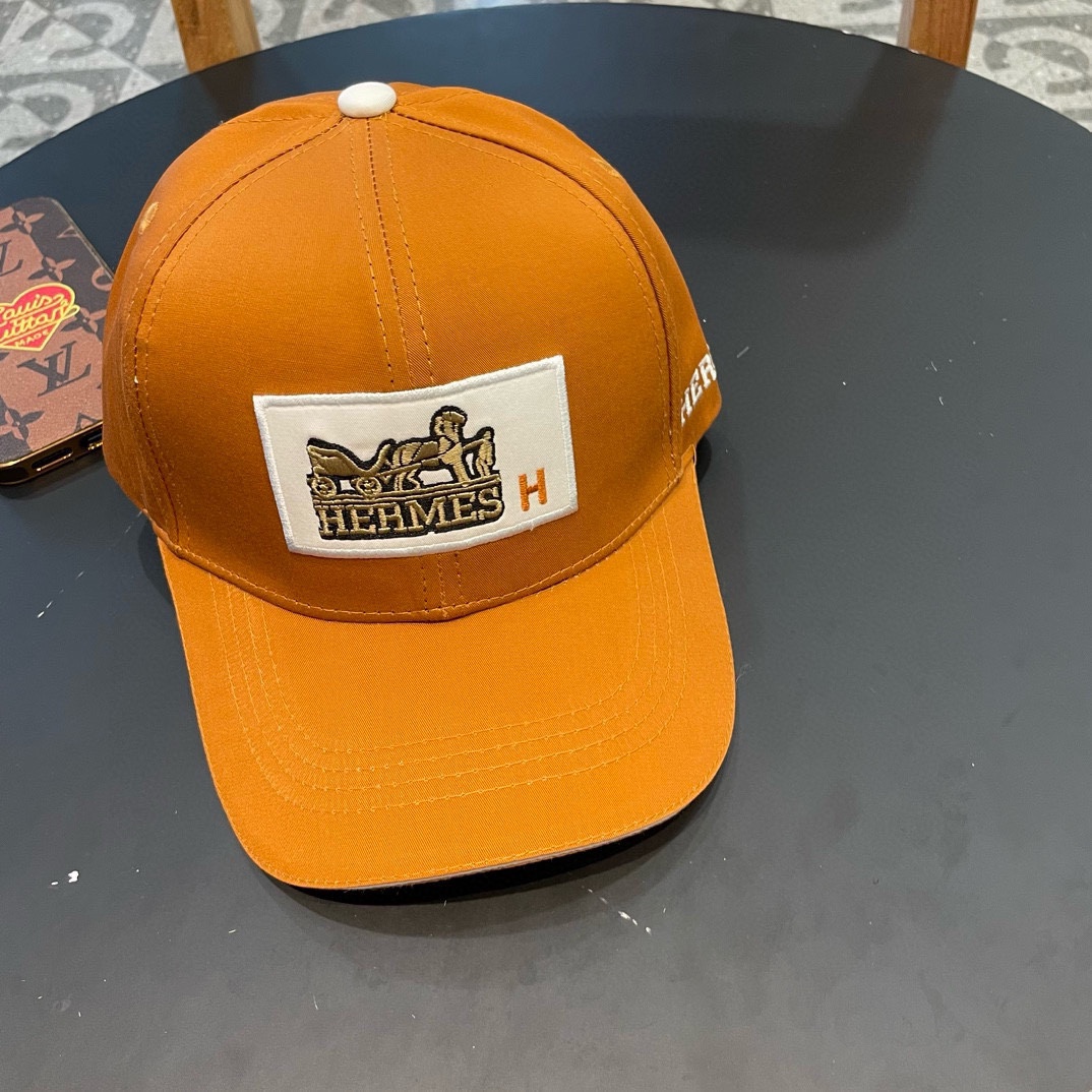 Hermers P84 Baseball Cap: Classic H Design with Air-Transmitting Steel Adjusters - 图片 4