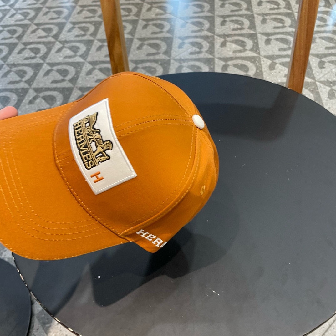 Hermers P84 Baseball Cap: Classic H Design with Air-Transmitting Steel Adjusters - 图片 9