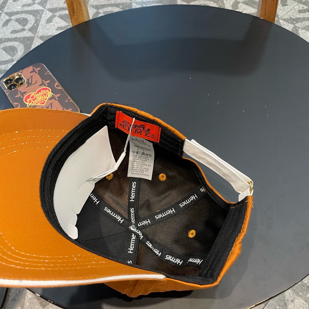 Hermers P84 Baseball Cap: Classic H Design with Air-Transmitting Steel Adjusters - 图片 7