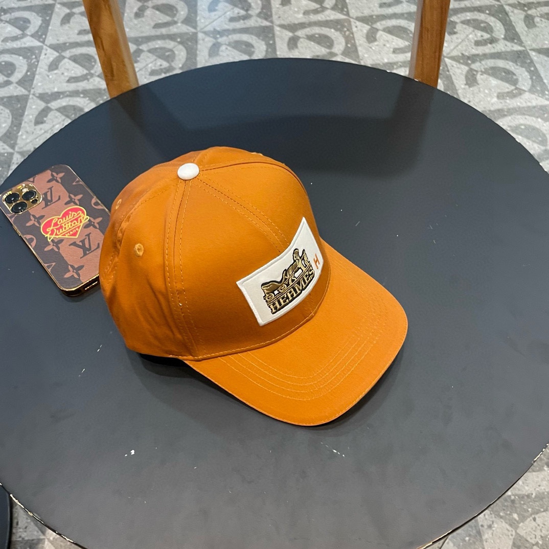 Hermers P84 Baseball Cap: Classic H Design with Air-Transmitting Steel Adjusters - 图片 3