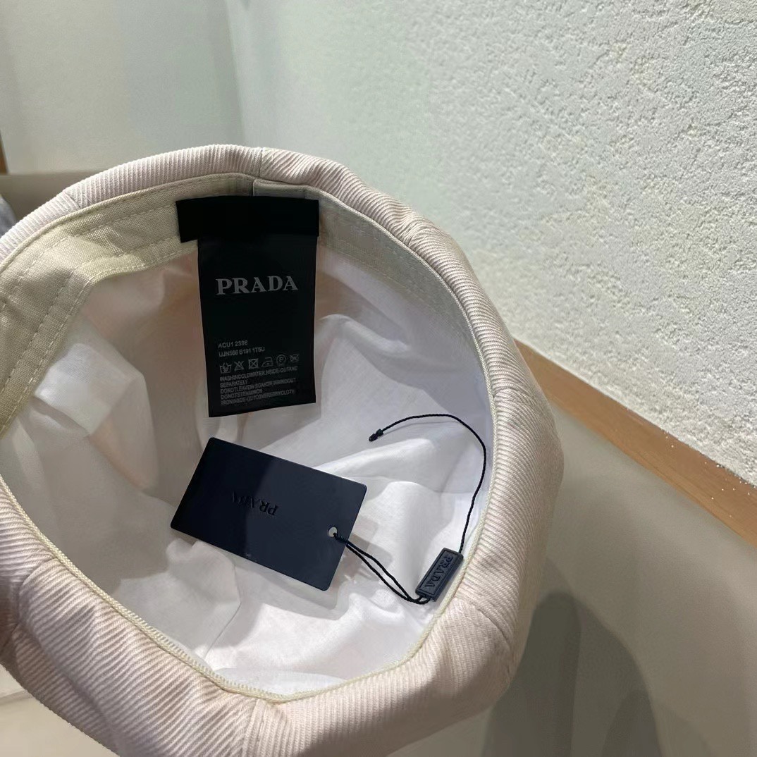 PRADA普拉达 贝雷帽女春秋款显脸小画家帽棕色韩系八角帽子大头围新款