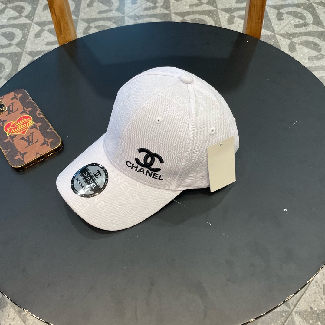  【CHANEL香奈儿】新款刺绣山茶花棒球帽，新款出货，大牌款超好搭配，赶紧入手！