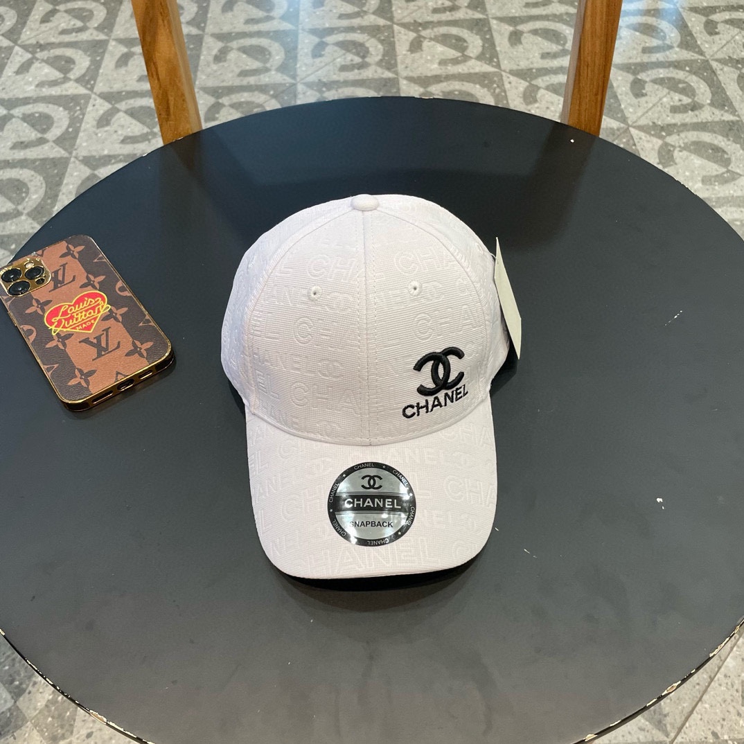  【CHANEL香奈儿】新款刺绣山茶花棒球帽，新款出货，大牌款超好搭配，赶紧入手！