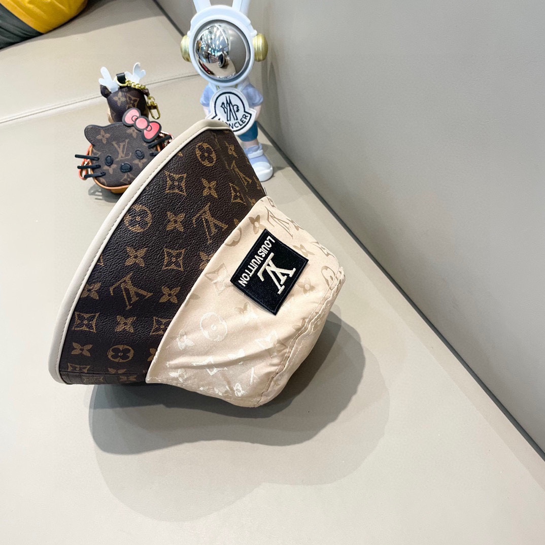  【LV路易威登】2025新款老花俏皮经典渔夫帽，潮流达人必备男女款