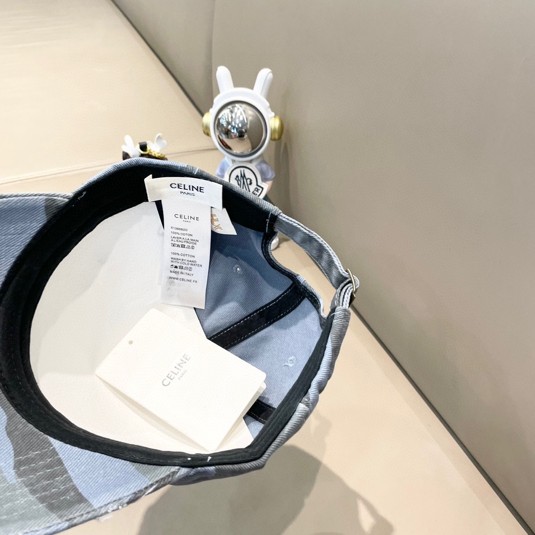  celine塞琳新款高版本炫酷迷彩三角标棒球帽🕋洋气潮品，男女同款！