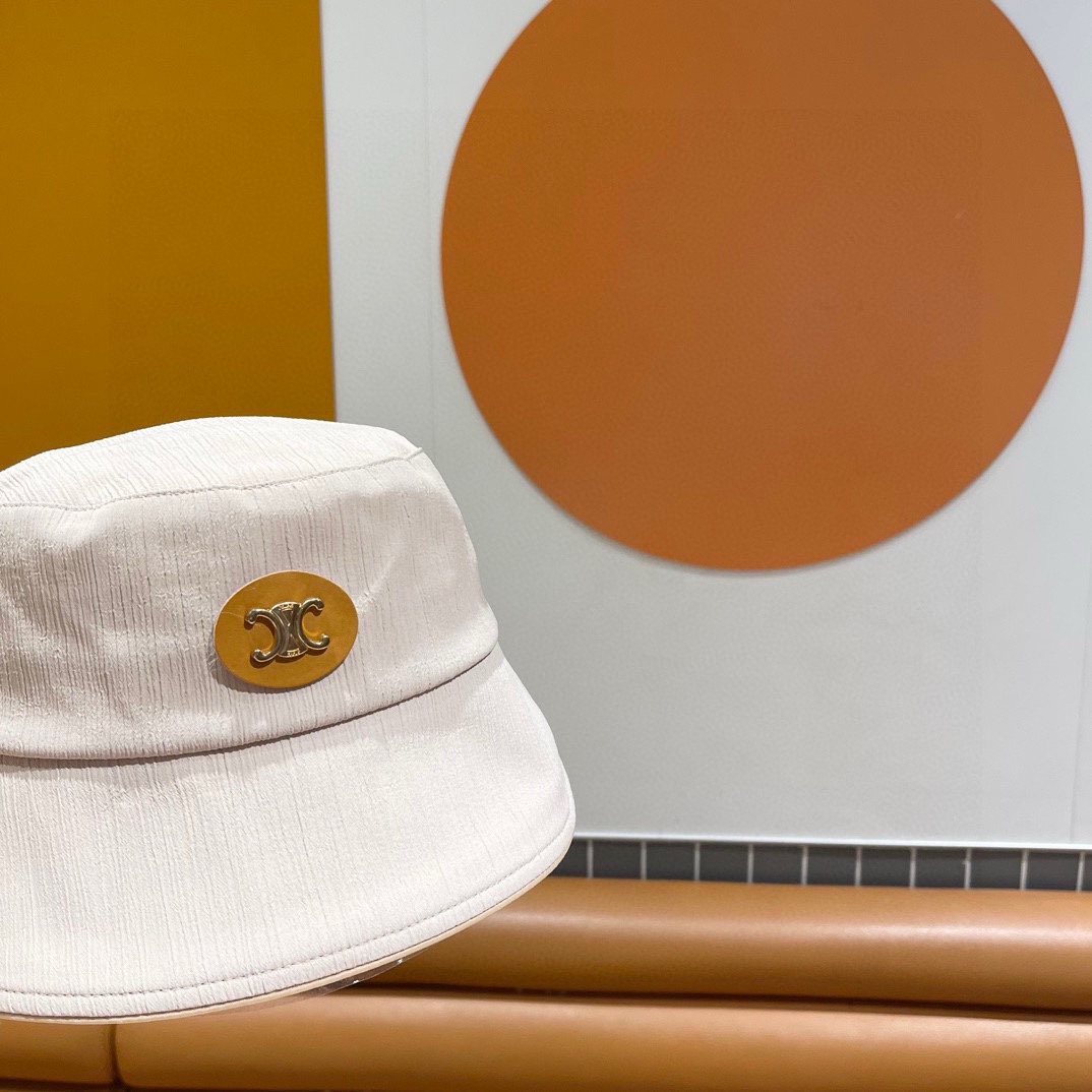  【CELINE赛琳】新款上架简约渔夫帽，日韩风格，随便搭配都超好看！出门旅游，绝对要入手的一款