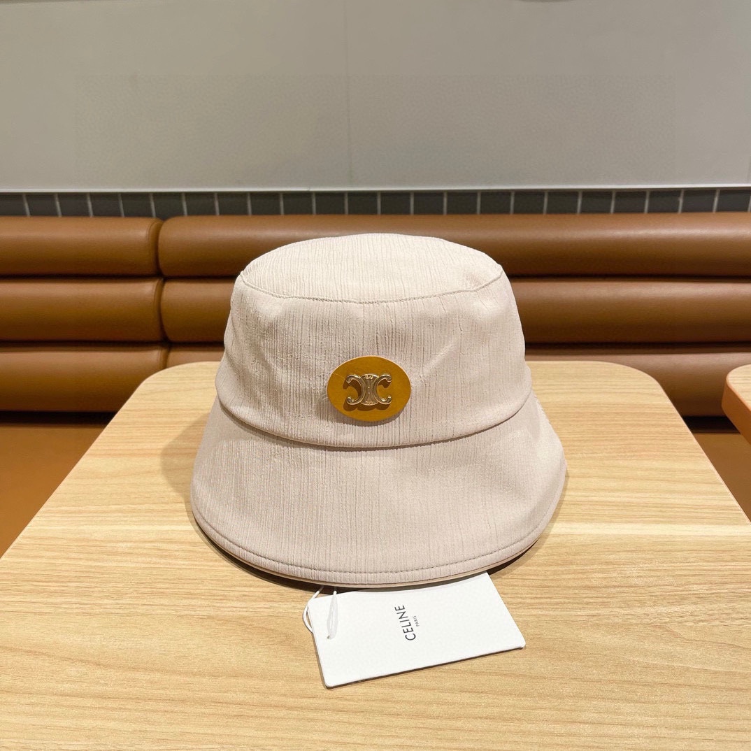 【CELINE赛琳】新款上架简约渔夫帽，日韩风格，随便搭配都超好看！出门旅游，绝对要入手的一款
