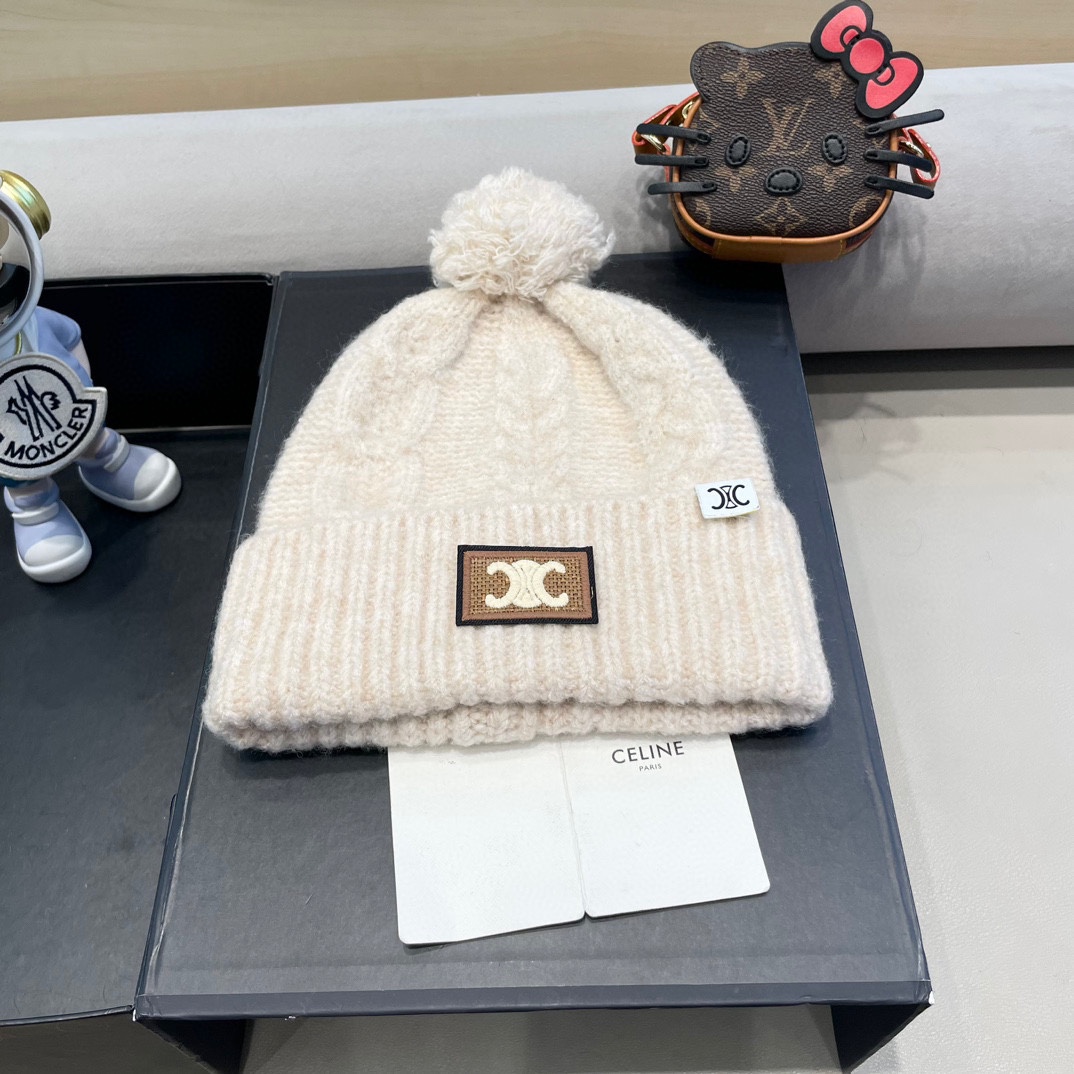 NO:214723,【CELINE】Early autumn high-end knitted wool hat, plush material, very versatile hat, fisherman hat, baseball hat, knit hat, hat, celine, celine, espadrilles, hats19860909【CELINE赛琳】早秋高端针织毛线帽,毛绒材质,非常百搭帽子渔夫帽棒球帽针织帽,帽子,celine,celine,espadrilles,hats,hat