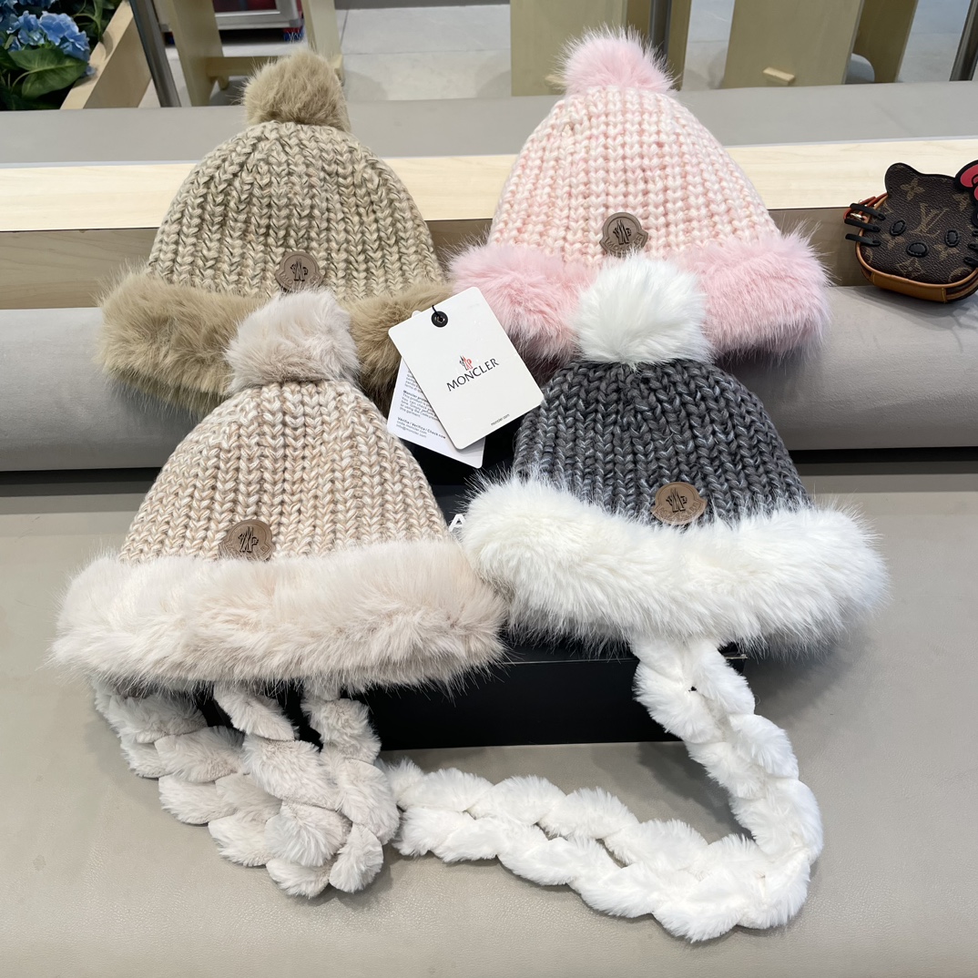 NO:214735,The moncle thickened knitted wool hat for women in winter plus velvet warm windproof ear protection hat cute student cold-proof plush leefeng hat hat fisherman hat baseball hat knit hat, hat, christian louboutin, Moncler, espadrilles, hats19860909蒙口moncle加厚针织毛线帽女冬季加绒保暖防风护耳帽可爱学生防寒毛绒雷锋帽帽子渔夫帽棒球帽针织帽,帽子,christian louboutin,Moncler,espadrilles,hats,hat