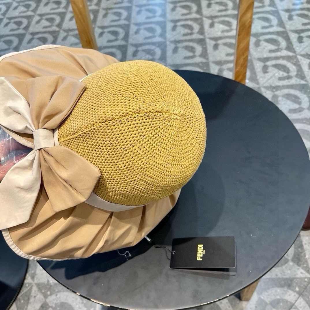 芬迪fendl  新款黑胶遮阳帽女款夏防紫外线遮阳防晒帽高级感