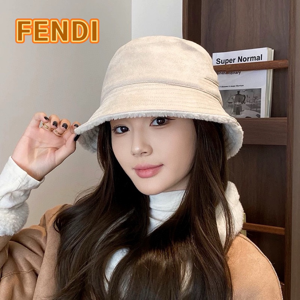 NO:214840,Fendi Fendl Japanese double-sided can wear suede lamb wool fisherman hat for women autumn and winter thickened fashion versatile pot hat bucket hat hat fisherman hat baseball hat knit hat, hat, fendi, fendi, espadrilles, chamois leather, hats19860909芬迪fendl日系双面可戴麂皮绒羊羔毛渔夫帽女秋冬加厚时尚百搭盆帽水桶帽子帽子渔夫帽棒球帽针织帽,帽子,fendi,fendi,espadrilles,chamois leather,hats,hat