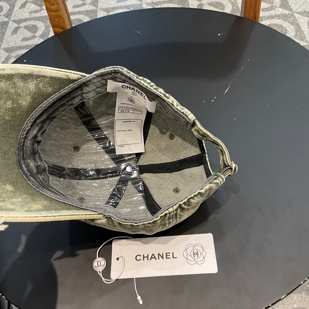   香奈儿CHANEL 新品牛仔棒球帽，小香经典简约，时尚休闲设计 跑量新品