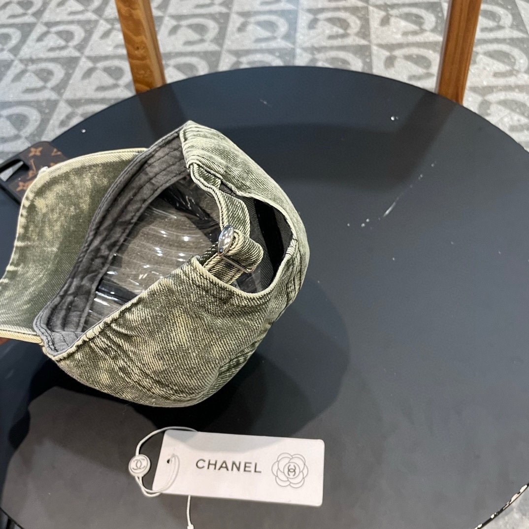   香奈儿CHANEL 新品牛仔棒球帽，小香经典简约，时尚休闲设计 跑量新品
