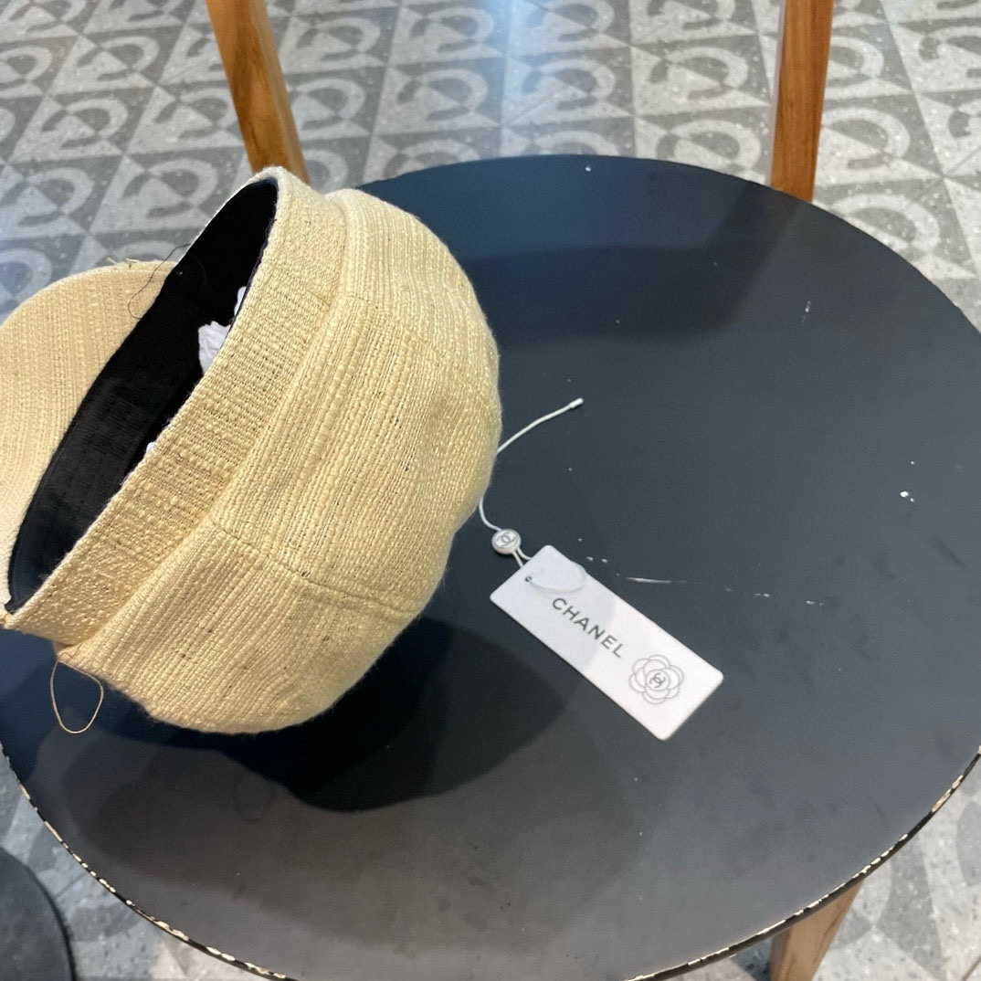 Chanel韩版八角贝雷帽子女款2024新款夏季大头围时尚百搭显脸小画家帽潮