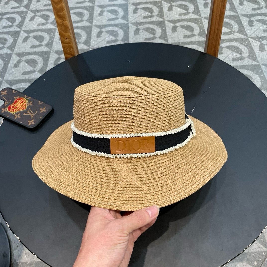 NO:226200,【DIOR】 2025 new brand color-blocking straw hat, the first choice for the seaside in summer~ New material woven~ Full texture hat Straw hat Fisherman's hat Baseball hat, hat, dior, dior, espadrilles, hats19860909【DIOR迪奥】 2025新款大牌拼色草帽 夏天海边首选～ 新款材质编织而成～质感满分帽子草帽渔夫帽棒球帽,帽子,dior,dior,espadrilles,hats,hat