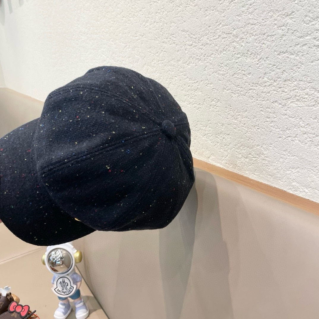 【DIOR迪奥】2024新款羊毛八角军帽，立体帽形设计，百搭大牌～